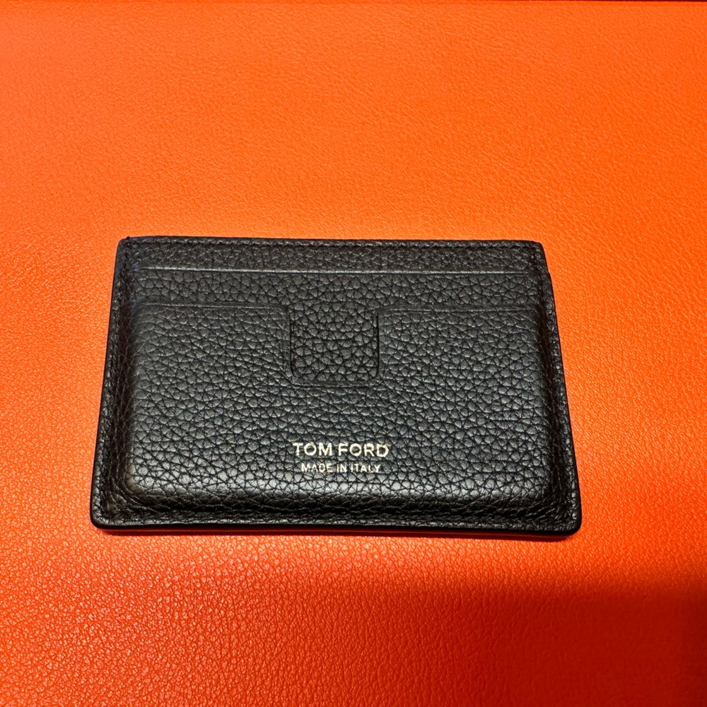 Tom Ford Soft Grain Leather Cardholder / T Line Classic Card Holder